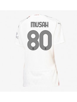 Ženski Nogometna dresi replika AC Milan Yunus Musah #80 Gostujoči 2023-24 Kratek rokav